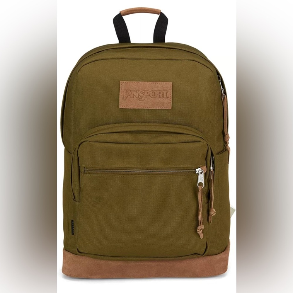 JanSport Right Pack Premium Backpack COLOR: Army Green NWOT